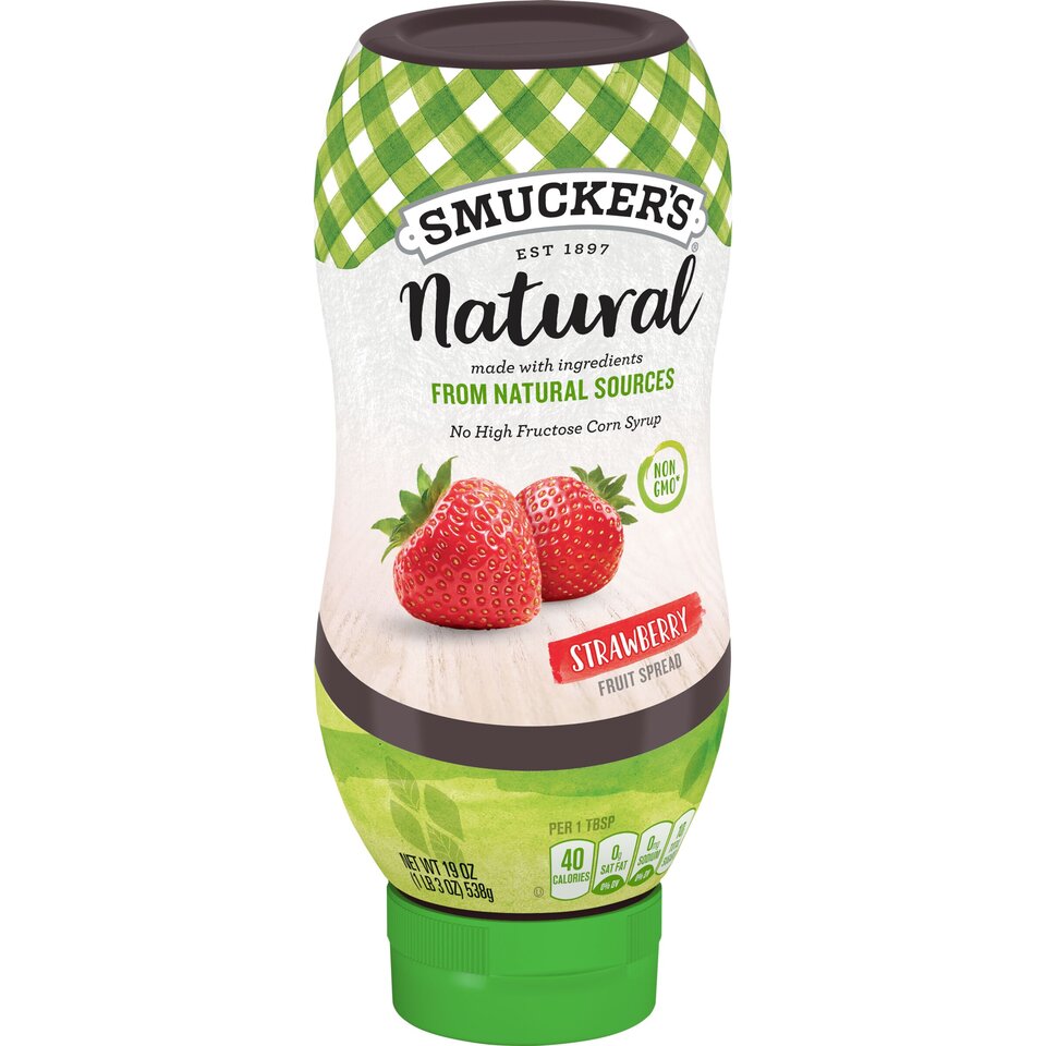 Natural Strawberry Squeezable Fruit Spread