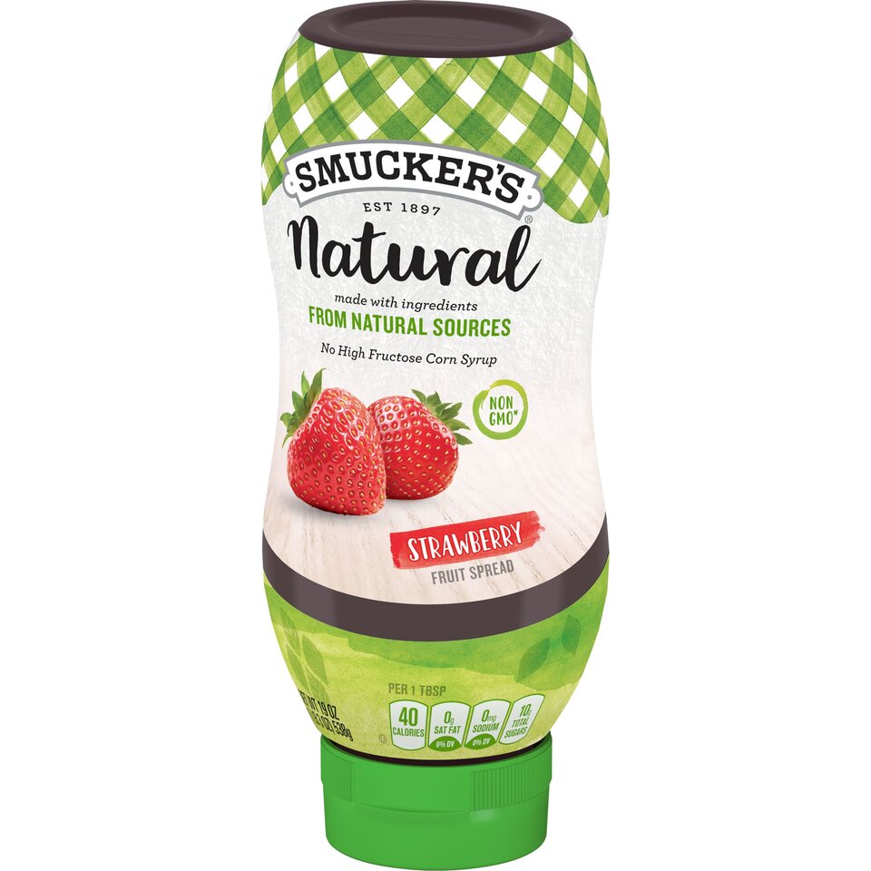 Natural Strawberry Squeezable Fruit Spread